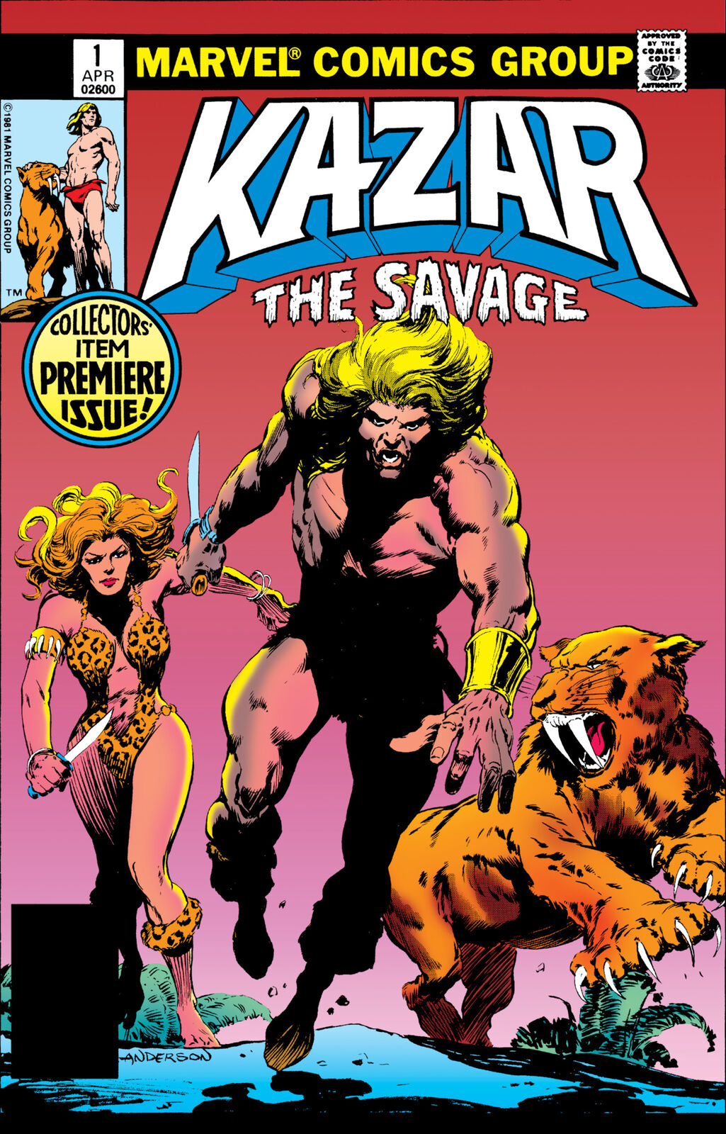 KA-ZAR THE SAVAGE OMNIBUS [Hardcover] Jones, Bruce; Marvel Various and Anderson,