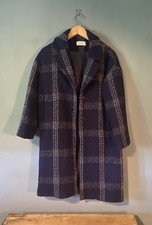Toast Blue Waffle Coat 100% Lambswool, Uk Size 8