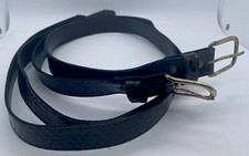 MEN'S CASUAL BELT BLACK PRINTED SZ. 38 Fits 34-36 Best Buy 1 Get 1 FREE