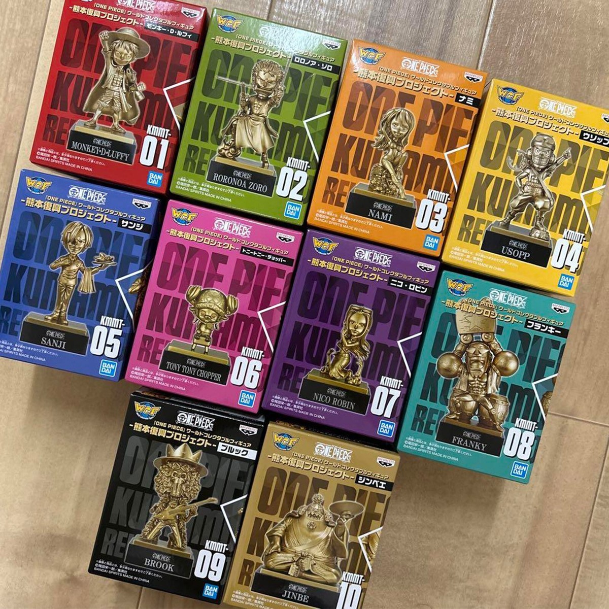 ONE PIECE Kumamoto Revival Project WCF Bronze Statue Mini 10