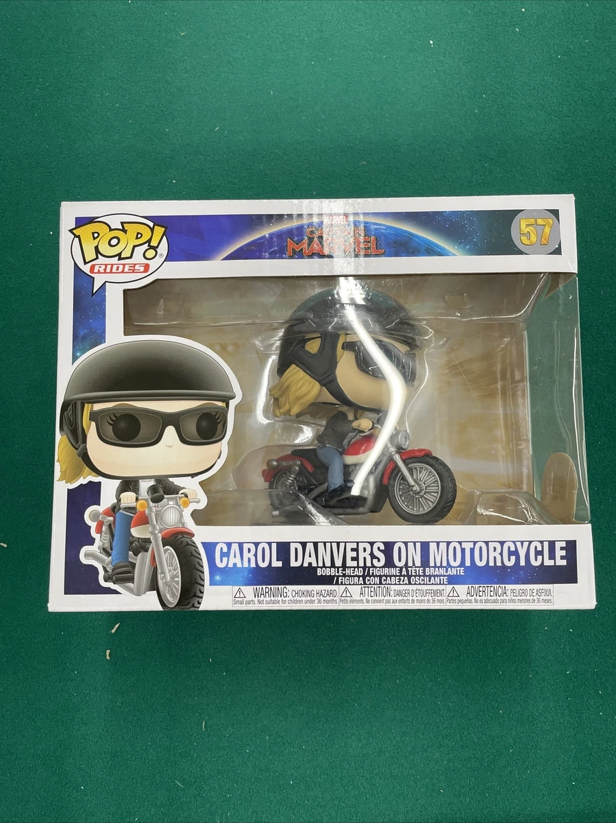 Funko POP Rides Captain Marvel Carol Danvers On Motorcycle 57