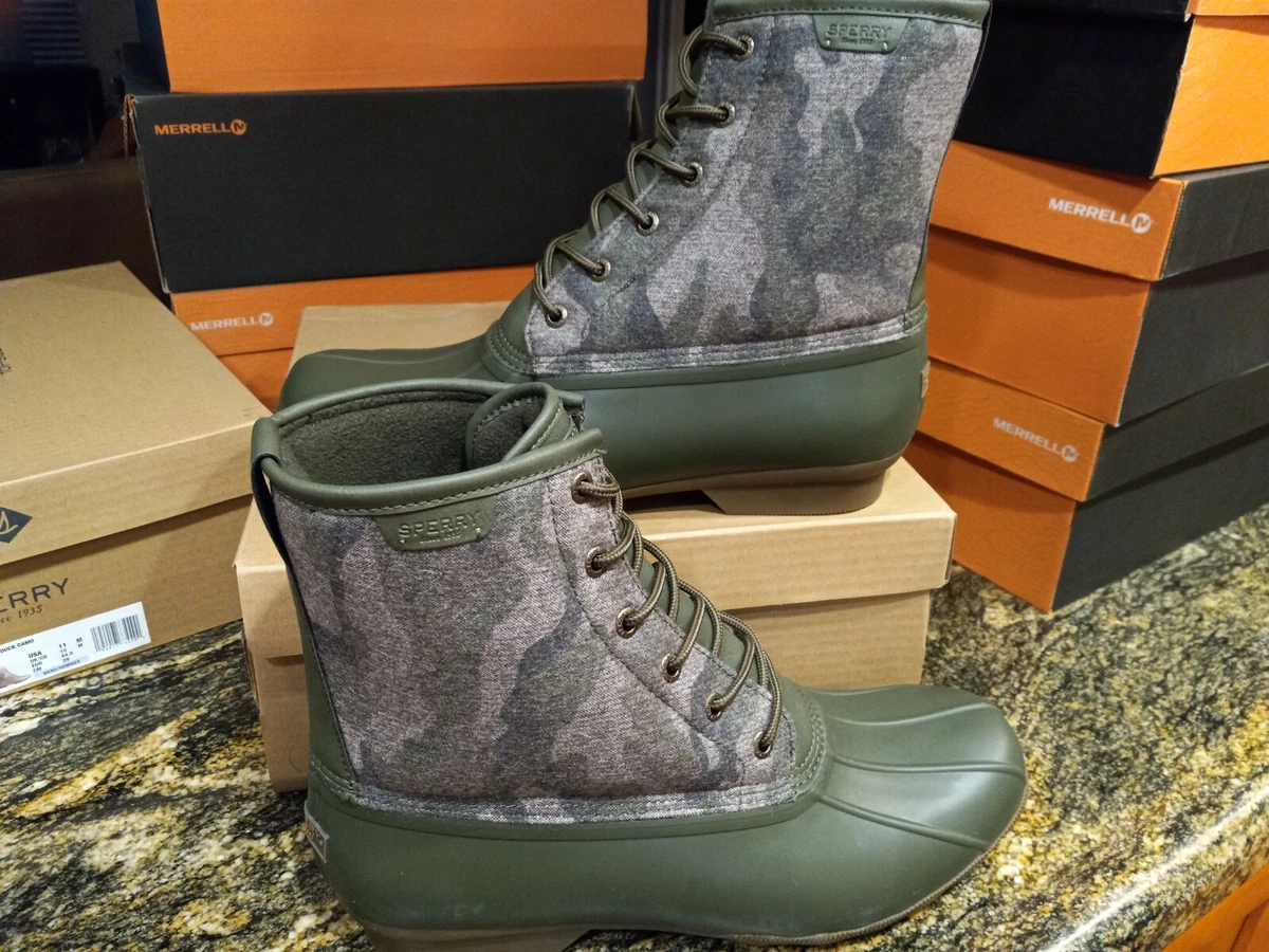Sperry camo sales boots