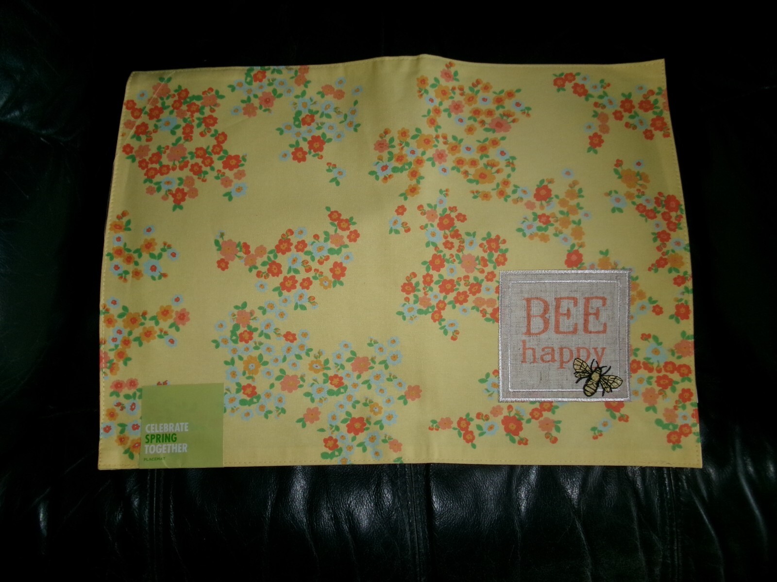PLACEMATS NEW 4 CELEBRATE SPRING TOGETHER BEE HAPPY KOHLS eBay