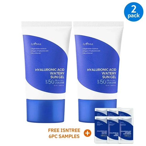 Isntree Hyaluronic Acid Watery Sun Gel Moisturizing Cooling Sunscreen 50ml - Afbeelding 1 van 10