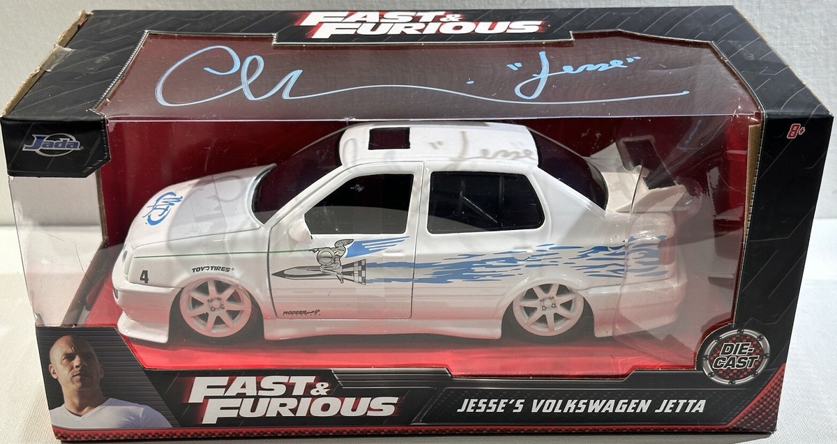 Jada Toys Fast & Furious: Jesse's VW Jetta 1/24 Scale Signed by