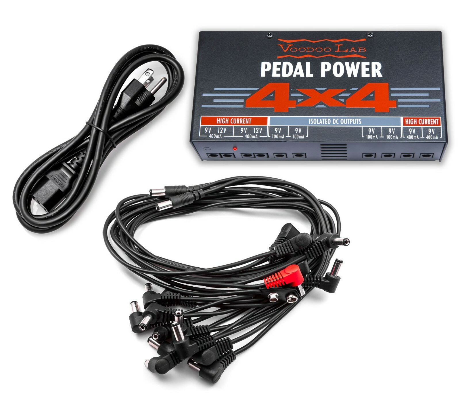 Voodoo Lab Pedal Power 4X4 Factory Direct Refurbished w/ 5Year