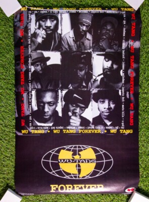 WU-TANG CLAN 90’vintage poster Wu Tang Clan Poster ''Forever'' Vintage 90s Oficial album