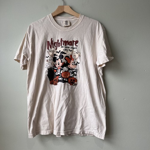 Nightmare On Main Street Comfort Colors Halloween T-Shirt Mickey & Minnie