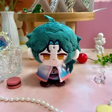 Game Genshin Impact Xiao 12cm Plush Doll Keychain Pendant Toy Anime