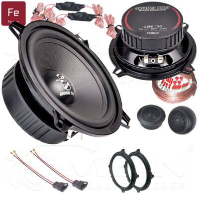GROUND ZERO LAUTSPRECHER für AUDI A3 8L 1996-2004 Front Vorn 2-Wege 140W #BZZH
