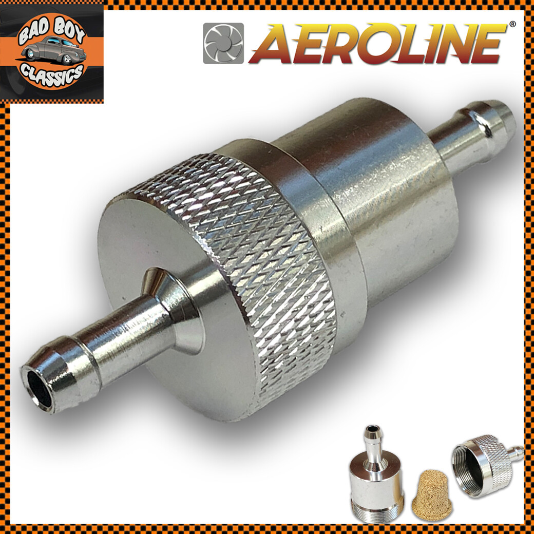 その他 MAY UNIVERSAL Alloy Fuel Petrol Diesel Inline Filter 1/4