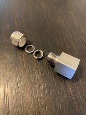 SWAGELOK SS-600-7-6 STAINLESS STEEL fittings 3/8” tube x 3/8” Connector