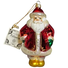 Kurt Adler Polonaise Christmas Santa Ornament