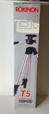 Rokinon T5 Camera/Video Tripod Adjustable Made in USA NIOB