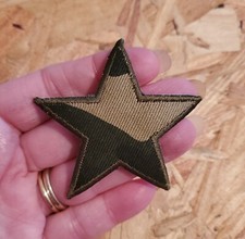 Military Inspired Camouflage Star - Support - Crafts - Iron On Patch