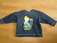 💙 Pulli Pullover Sweatshirt Bob der Baumeister Wendy Kuschel Gr. 110 schwarz