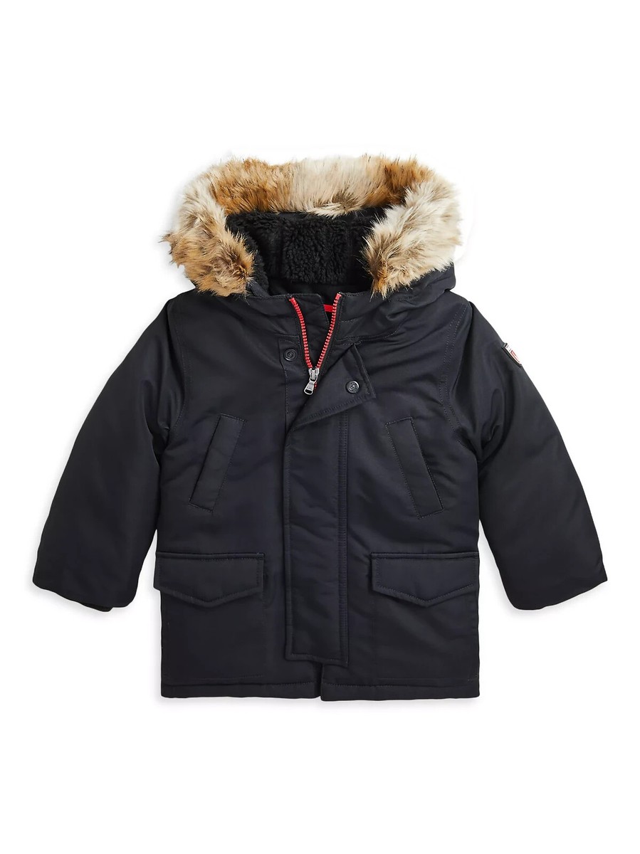 Polo Ralph Lauren Artificial-fur-Trim Down Parka Jacket Little