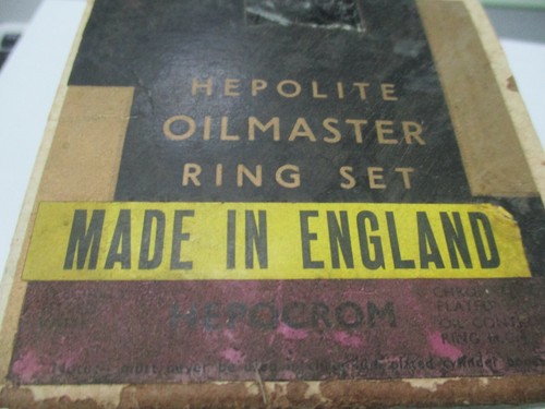 1950-1957 Hillman Minx, Husky piston rings Hepolite 1857 .020, 1265cc engine NOS - Picture 2 of 3