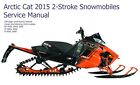 Arctic Cat 2015 2-Stroke Zr Xf M 4000 6000 8000 Snowmobiles Service Manual Paper