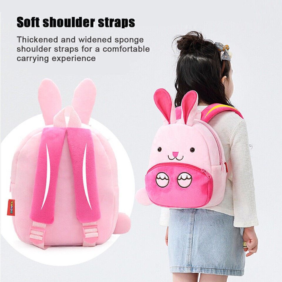 Baby Kids Girls Boys Backpack Toddler Bag Baby Plush Animal Cartoon