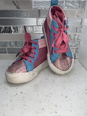 Kohl's LOL Sparkly Hightops Girls Size 6 High Top Sneakers Lace Up
