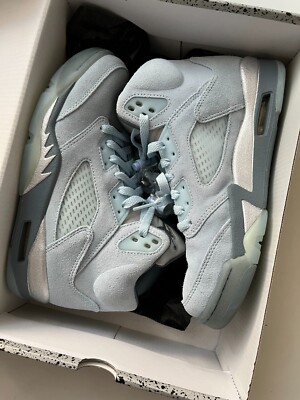 Air Jordan 5 Retro Blue Bird Ice Metallic Silver Blue Nike 38 DD9336-400