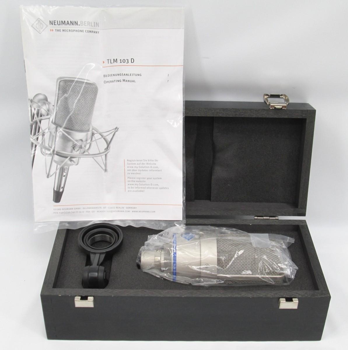 Neumann TLM 103 D Nickel Cardioid Condenser Digital Microphone +