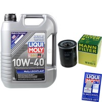 Inspektionskit Filter Liqui Moly ÖL 5L 10W-40 FüR Fiat Panda 169 1.1 1.2 1.4
