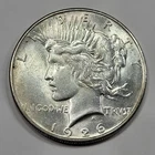 1926 S $1 Peace Silver Dollar AU San Francisco KEY DATE Lusterous Nice *K770