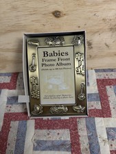 Babies Frame Front Photo Album Holds up to 100 4x6 Pictures Photos