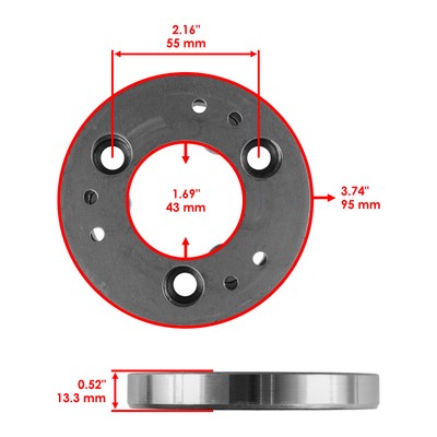 for Yamaha BW200 Big Wheel 200 ELEC 1986 1987 1988 Starter Clutch