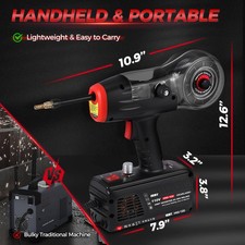 Portable Handheld MIG Welder 120A Gasless Welding Machine DIY Projects New