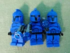 LEGO Star Wars - Blue Senate Commando Minifigures Clone Troopers SET of 3
