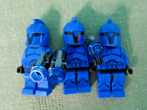 LEGO Star Wars - Blue Senate Commando Minifigures Clone Troopers SET of 3