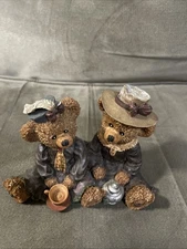 Tea For Two  Bears  Collectors Figurines 1999 Vintage 1st Edition