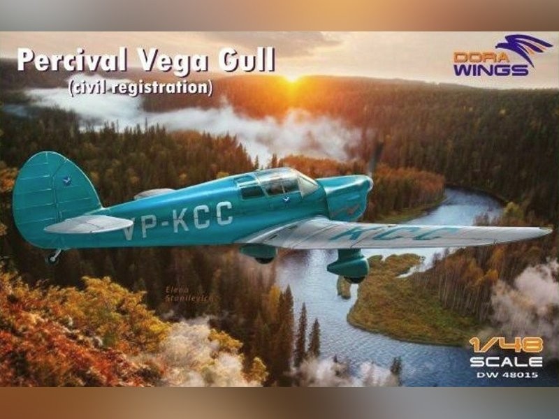 Maquette plastique Percival Vega Gull civil échelle 1/48 Dora Wings