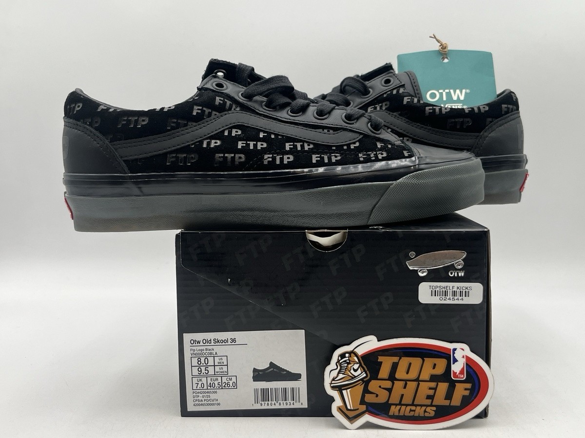 New Vans Old Skool 36 FTP Black Size 2025 Rare Authentic