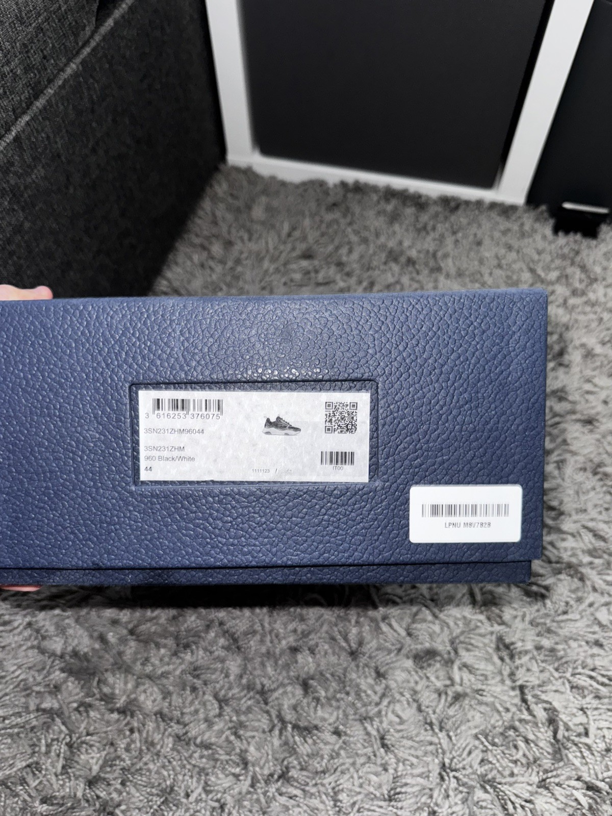 Dior B22 Black White UK Size 10 EU 44 image 4