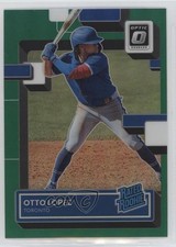 2022 Panini Donruss Optic Rated Rookie Green Prizm 3/5 Otto Lopez #49 1ax
