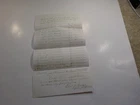 Civil War Document 1864 1st New Orleans Muster & Pay Rolls Signature VTG Army