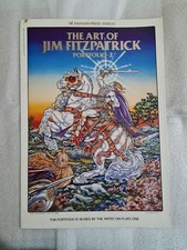 The Art Of Jim Fitzpatrick Portfolio. 2 1982 Plate One SIGNED.Ist Edition.