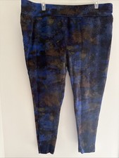 Lot 2 Leggings Terra  Sky 4x 28w-30w Women  s Multi Colored Patterned