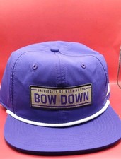 Adidas University Of Washington Bow Down Adjustable Cap