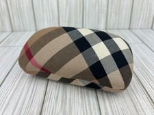Burberry Nova Check Hard Glasses Case Eyeglasses Sunglasses Clamshell Plaid