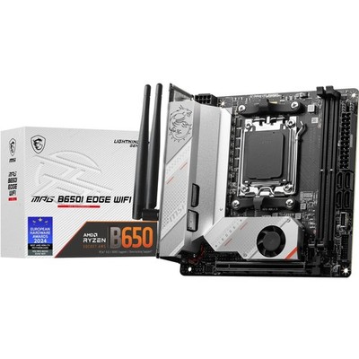 MSI MPG B650I Edge WiFi Mainboard, Mini-ITX - Unterstützt AMD Ryzen 7000 Serie P