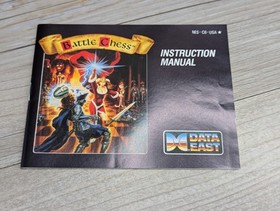 Battle Chess (Nintendo NES Data East 1990) CIB Complete Box Manual Cartridge