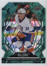2022 Upper Deck Allure Green Rainbow Die-Cut 59/99 Anthony Beauvillier #92 17ex