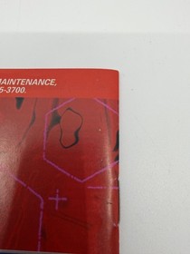 3-D Tetris Game Nintendo Virtual Boy Retro Video Games with Instruction Booklet