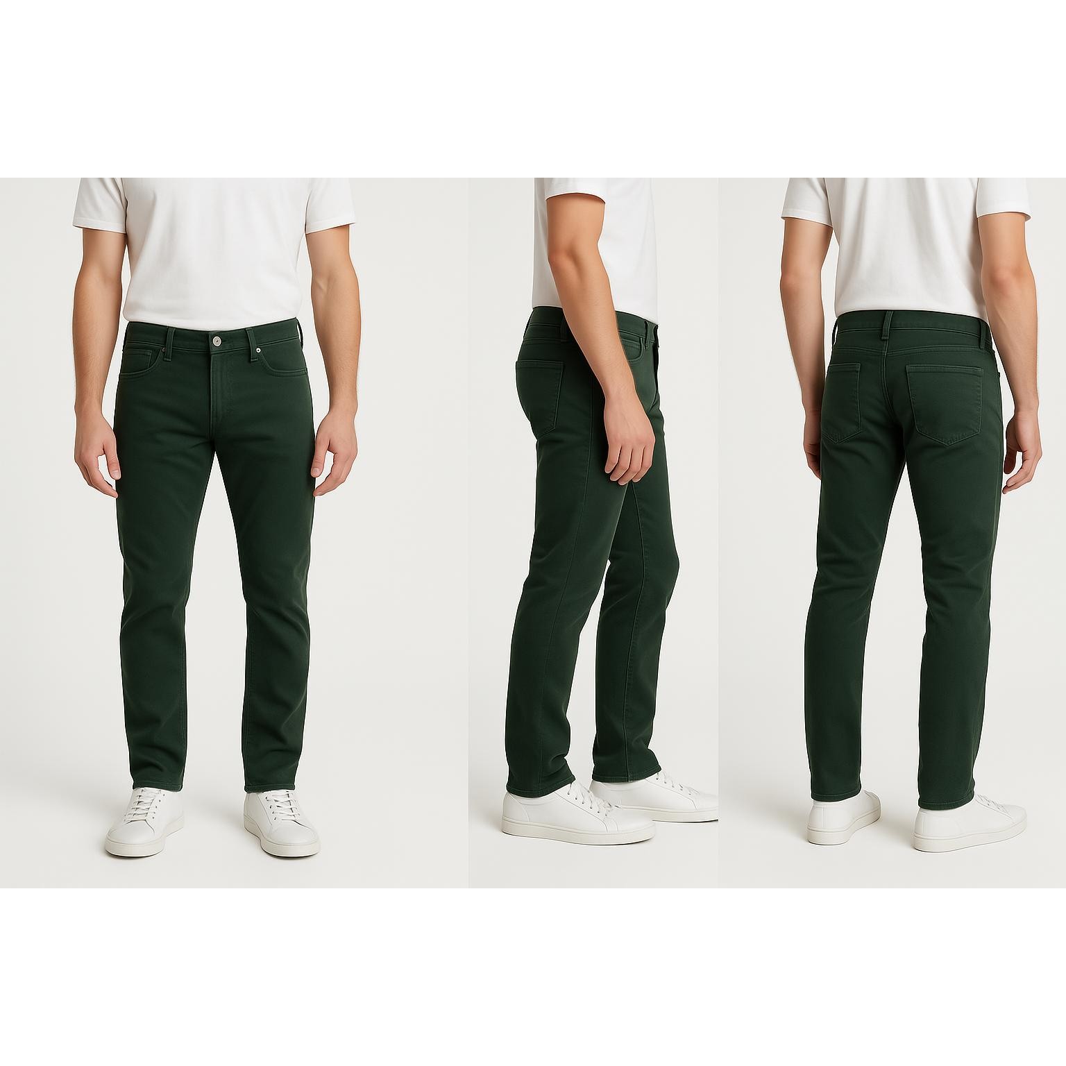 Adriano Goldschmied Mens Tellis Fit Modern Tailored Pants 30x30 Dark Green