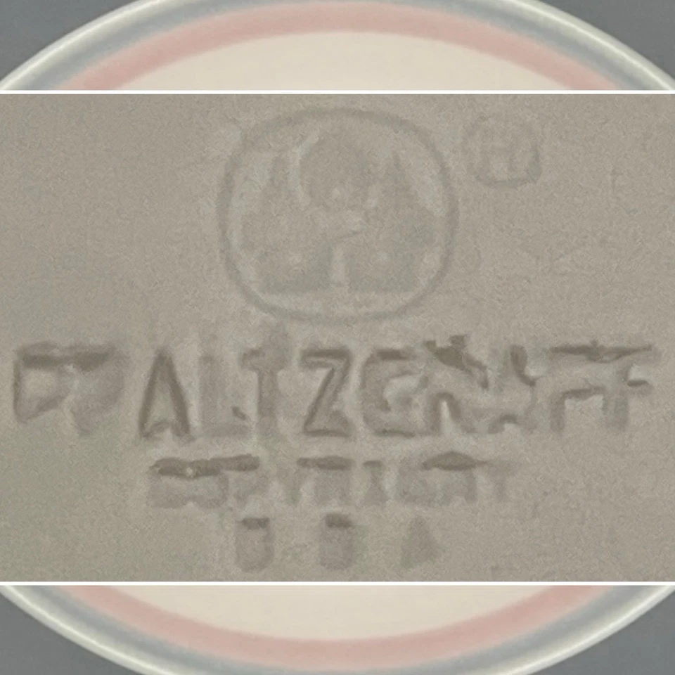 Juego de aperitivos de almuerzo de gres rosa Pfaltzgraff Aura 12 piezas para 4 años 80 hecho en EE. UU. Foto 2 de 4